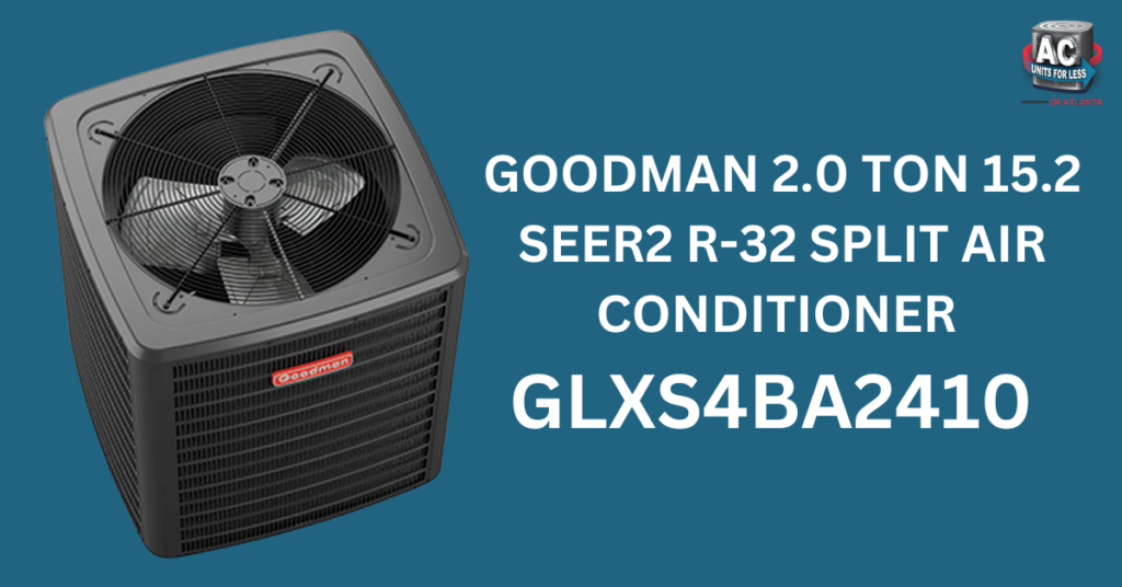 Goodman 2.0 Ton 15.2 SEER2 R-32 Split Air Conditioner