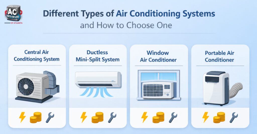 Different Types of Air Conditioning Systems Guide