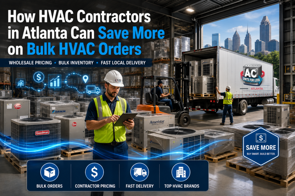 How HVAC Contractors in Atlanta Can Save More on Bulk HVAC Orders