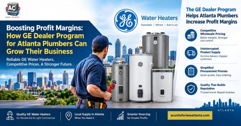 Boosting Profit Margins: How GE Dealer Program for Atlanta Plumbers Can Grow Their Business