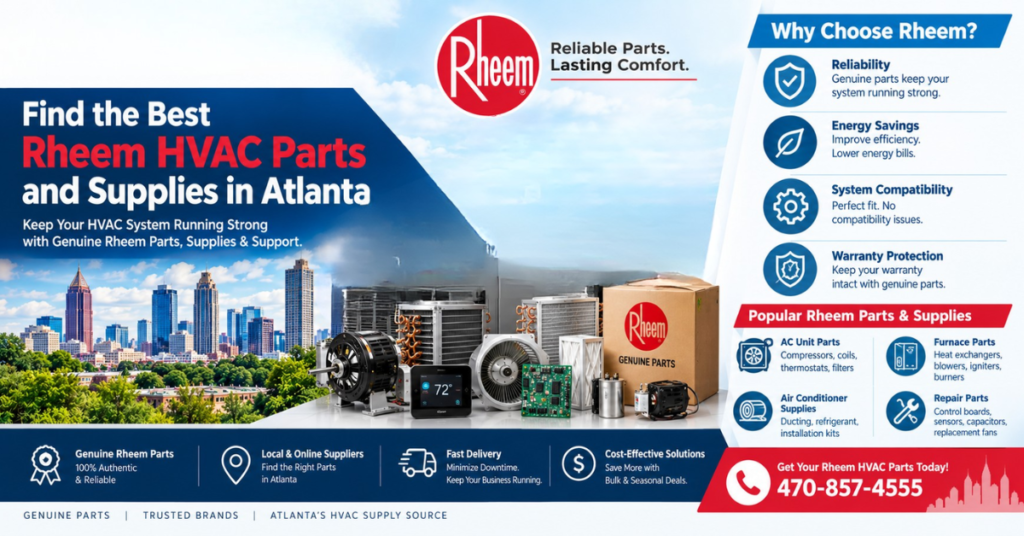 Find the Best Rheem HVAC Parts and Supplies in Atlanta